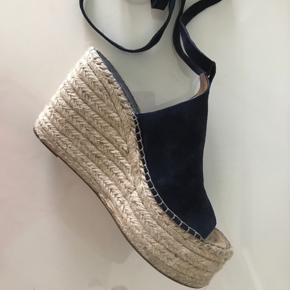 Sigerson Morrison Navy Wedges